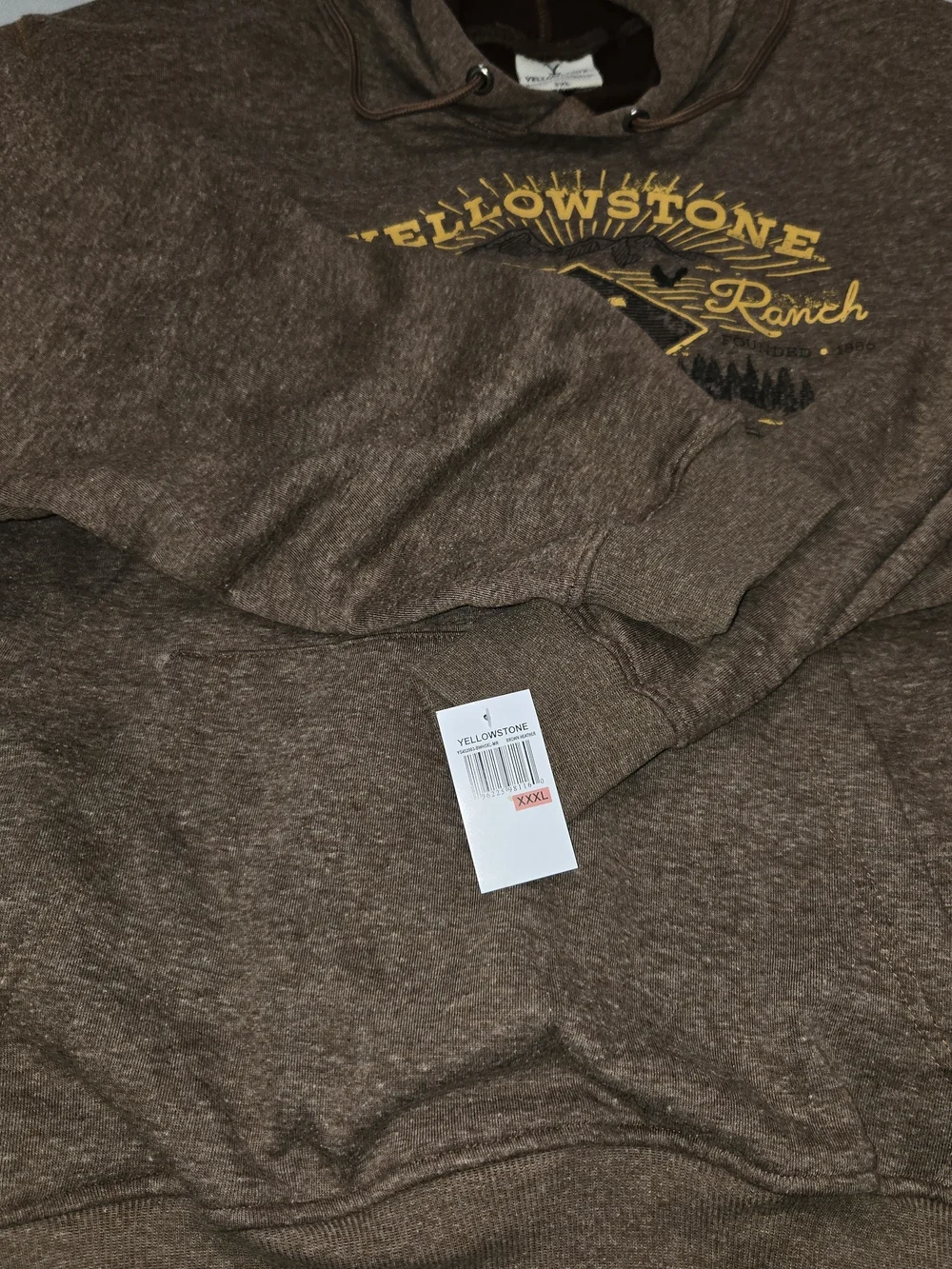 Dutton Ranch Brown Hoodie Sweater - Men's - Picture 3 of 3
